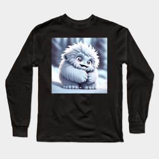 Cute baby yeti Long Sleeve T-Shirt